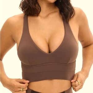 BuffBunny V Neck Strappy Alpha Sports Bra